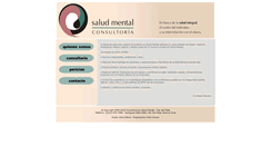 Desktop Screenshot of consultoriasaludmental.com